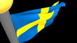 Bandiera svedese - Swedesh flag Bandiera svedese - Swedesh flag