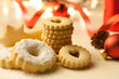 Christmas Cookies on Table Christmas Cookies on Table