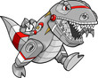 Robot Tyrannosaurus Dinosaur Vector