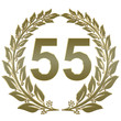 Lorbeerkranz geschlossen Gold - 55