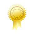 Gold seal - Illustration for your design.
