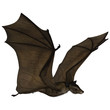 Icaronycteris - 3D Dinosaurier