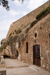 Facade of little Orthodox Chapel in Rethymno Crete