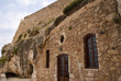 Facade of little Orthodox Chapel in Rethymno Crete