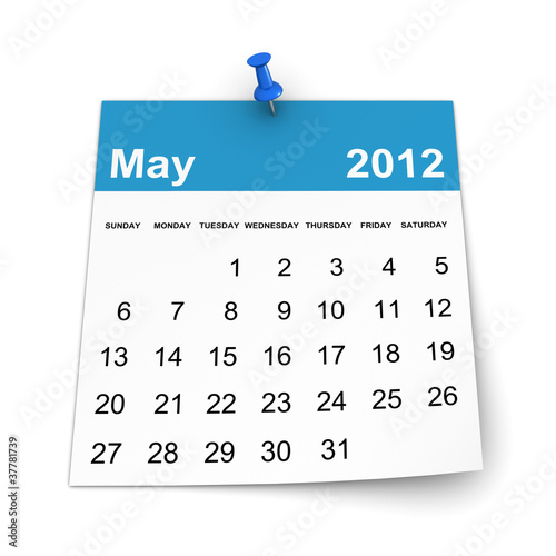 Ilustración: Calendar 2012 - May Calendar 2012 - May