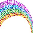 Arcobaleno Coriandoli Astratto-Confetti Rainbow Abstract Arcobaleno Coriandoli Astratto-Confetti Rainbow Abstract
