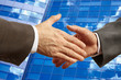 Business handshake