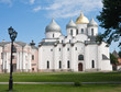 Saint Sophia cathedral in Kremlin of Great Novgorod Russia