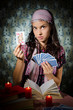 Photo: Fortune-teller predicing the cards Fortune-teller predicing the cards