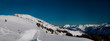 Panorama of skiing resort Niederhorn