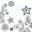 Sketchy Notebook Doodles Vector Illustration Design