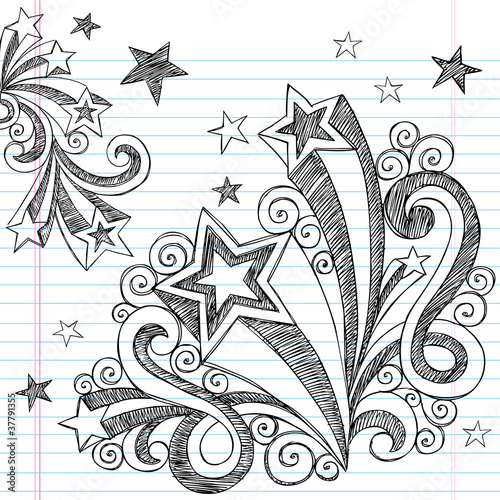 Vector: Back to School Sketchy Doodle Stars Vector Design Elements Back to School Sketchy Doodle Stars Vector Design Elements