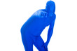 anonymous, faceless man pointing a finger