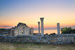 Photo: Ruins on sunset. Ruins on sunset.