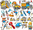 Construction Vector Design Elements Set