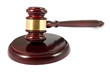 Brown wooden gavel Brown wooden gavel