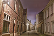 Medival street in Bruges