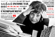 Photo: Stressed Woman working on household finances surrounded by text Stressed Woman working on household finances surrounded by text