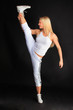 blonde athlete