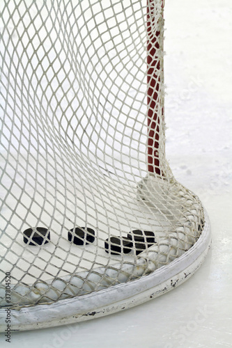 Photo: ice hockey net ice hockey net