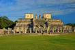 Temple of the Warriors in Chichen Itza near Cancun, Mexico