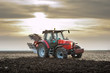 Tractor at Sunset