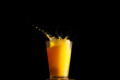 Orange juice splashing Orange juice splashing