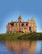 Jaunmoku castle in Latvia, Europe.