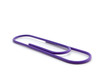 Purple paperclip