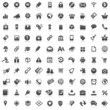 100 Black Website Icons