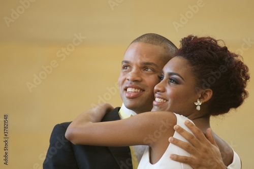Photo: Bride and Groom on Their Wedding Day Bride and Groom on Their Wedding Day