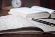 books and volumes on the table