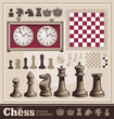 Set of Chess Design Elements