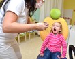 Girl Getting Dental Checkup