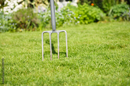 Photo: Gardening fork Gardening fork