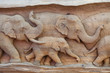 Elephant made from wood, Thailand Elephant made from wood, Thailand