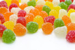 detail of jellies multicolored