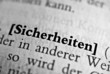 Text - Gesetz - Sicherheiten