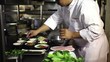 Video: asian chef smiling at camera in restaurant kitchen asian chef smiling at camera in restaurant kitchen