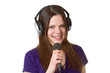 Foto: Musikalische junge Frau Musikalische junge Frau