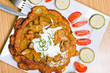 Hungarian potato pancake