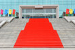 stairs with red carpet