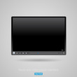 Vector: Music and video player interface Music and video player interface