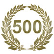 Lorbeerkranz geschlossen Gold - 500