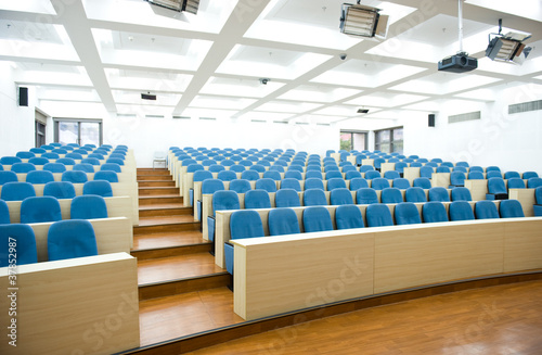 Photo: empty lecture hall empty lecture hall
