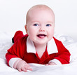 Adorable little baby smiling