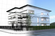 appartamento rendering 3d exterior architettura progetto