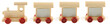 petit train publicitaire, 3 wagons