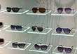 Fashion Sunglasses in shop window Fashion Sunglasses in shop window