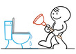 figur repariert toilette